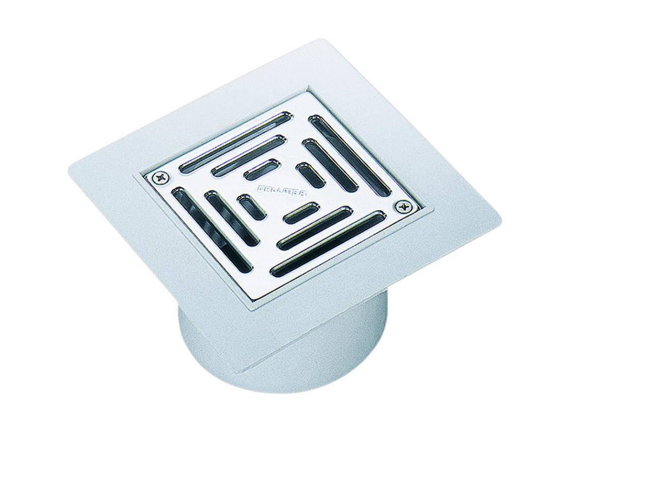 grating PVC-EN 15, secured grate, 150 x 150 mm