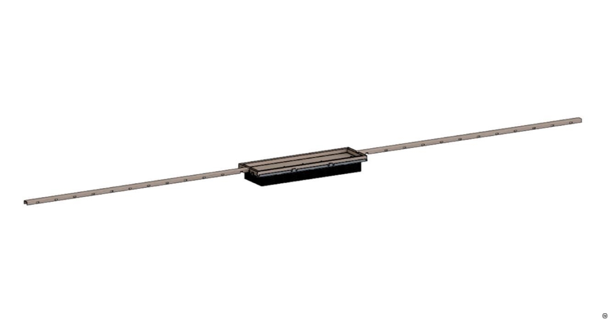 shower channel CeraFloor Connect red gold matt, 800 - 1500 mm
