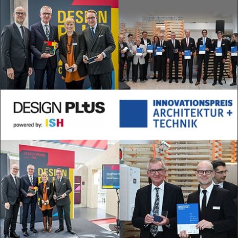 Deux prix pour CeraFloor Select : le prix de l'innovation Architecture + Technique (Innovationspreis Architektur + Technik) et le prix Design Plus Award