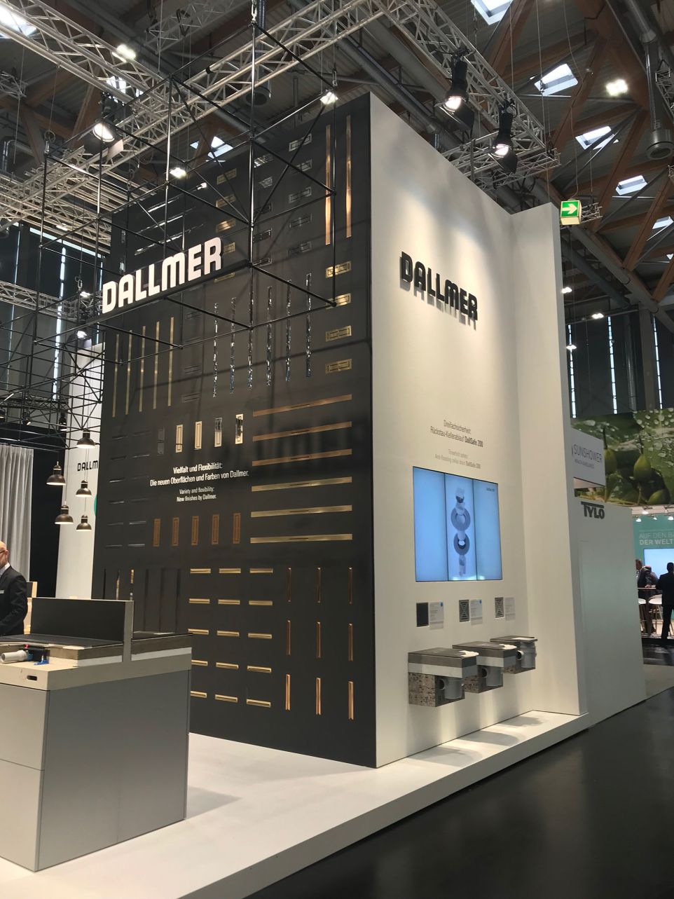 The Dallmer exhibition stand covered some 100 m2