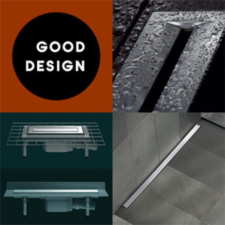 Dallmer : Caniveaux de douche récompensés par le Good Design Awards (USA)