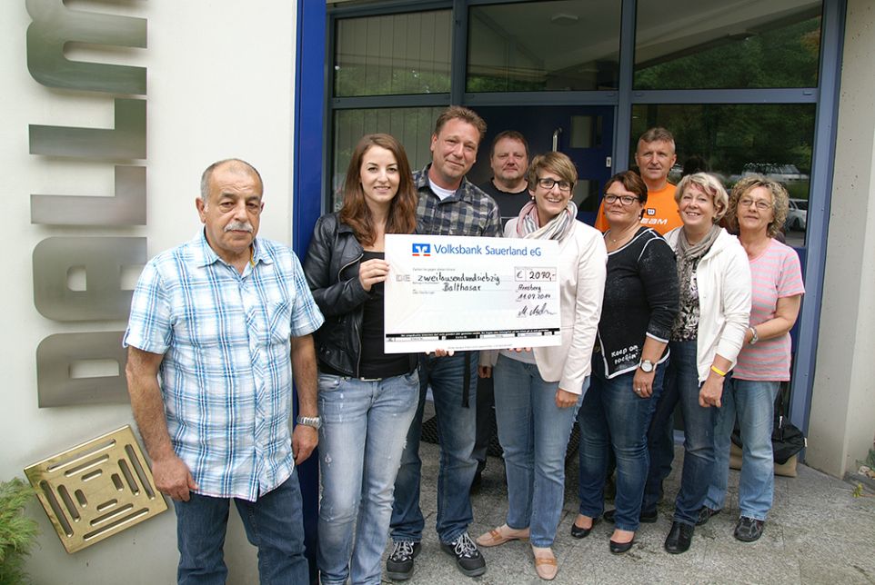 Donation to the Balthasar Children and Young Adults' Hospice in Olpe
